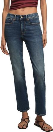 Lucky Brand Zoe Straight Leg Crop Jeans in Mystic Moon Wash at Nordstrom, Size 26 X 29