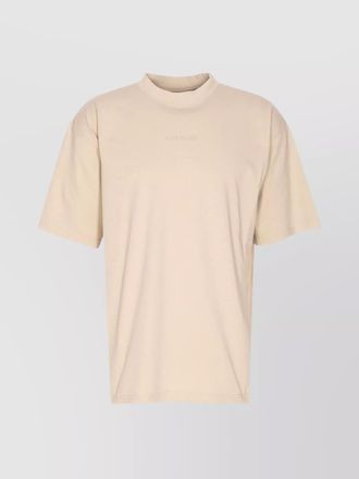 Balenciaga crewneck t-shirt distressed effect