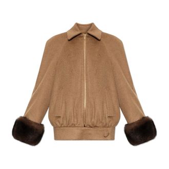 Valentino Garavani Dames, Jassen, Bruin, Maat: 2XS Wol