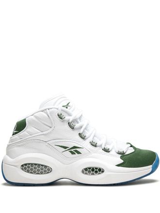 Reebok Question Mid sneakers - unisex - Calf Leather/Rubber/Suede - 10.5 - White
