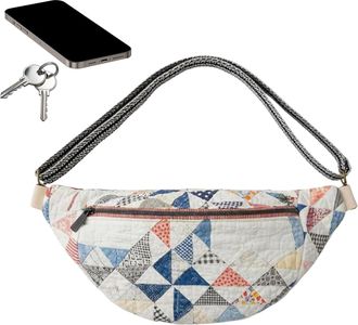 Generic Quilted Bag | Handmade Portable Storage Pouch - Fabric Bag with Adjustable Strap,for Women Men Girls Sports Hiking Cycling Riding Camping Picnic Home 