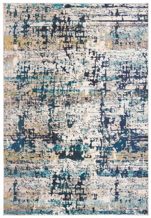 Safavieh Alfombra azul/beige 122 x 183 cm