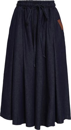 Amap&ocirc; Rok met trekkoord - Blauw