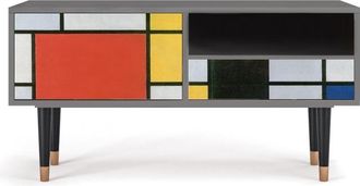 StoryZ Mueble de TV multicolores 1 cajón y 1 puerta L 115 cm