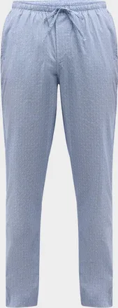 Zimmerli Men & apos;s Long Geo-Print Cotton Pants