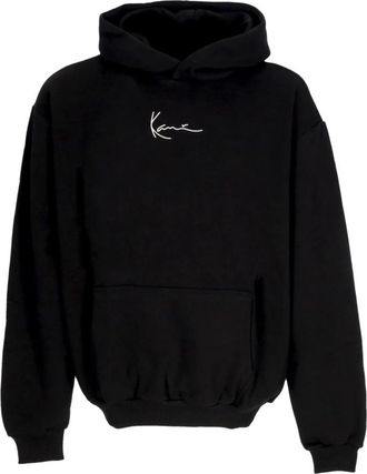 Karl Kani Handtekening Essentieel Hoodie Sweatshirt - Heren - Hoodies - Zwart - XL - Katoen - Hoodies & sweatvesten