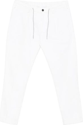 Eleventy Broek met trekkoord - Wit