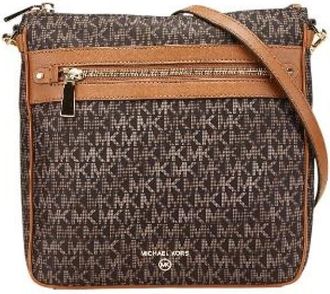 Michael Kors Pre-owned Cross Body Bags, female, Brown, Size: ONE SIZE Pre-owned Leather crossbody-bags