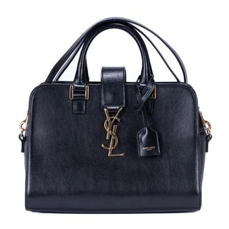 Saint Laurent Pre-owned Womens Baby Cabas Shoulder Bag - Black - One Size