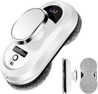 OEM Robot Limpiador De Cristales Con Control Remoto, S&uacute;per Succi&oacute;n De 5600 Pa, Limpiador De Cristales El&eacute;ctrico, Navegaci&oacute;n Inteligente, M&aacute;quina De Limpie
