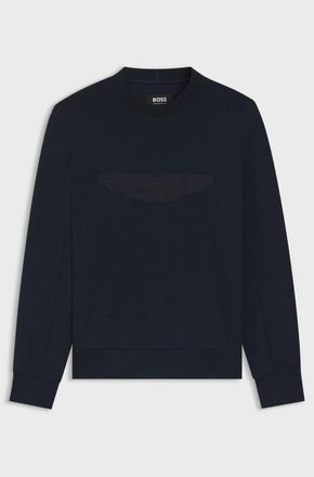 HUGO BOSS Boss X Aston Martin Sweatshirt With Wing Detail, Size Medium