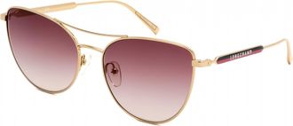 Longchamp Mens LO134S Sunglasses Rose Gold / Bordeaux Gradient Metal - One Size