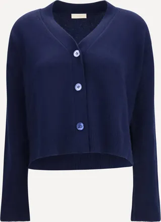 Verybusy Cashmere V-neck buttoned Cardigan Female L