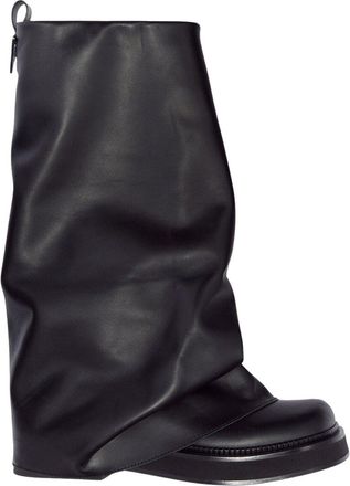 The Attico Robin Leather Combat Boot