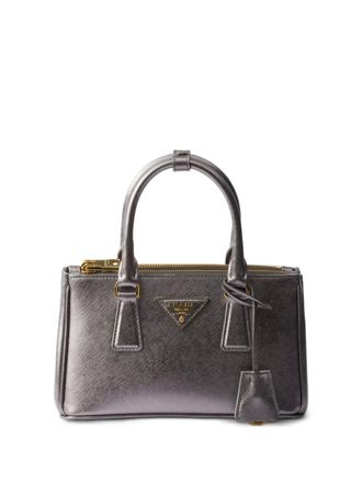 Prada Galleria leren shopper - Grijs
