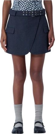 Ganni Rokken, Dames, Grijs, M, Skirts