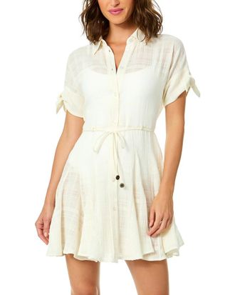 CeCe by Cynthia Steffe Cece Short Flare Button Up Dress