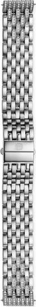 Michele Deco Diamond 18mm Bracelet Watchband in Silver at Nordstrom
