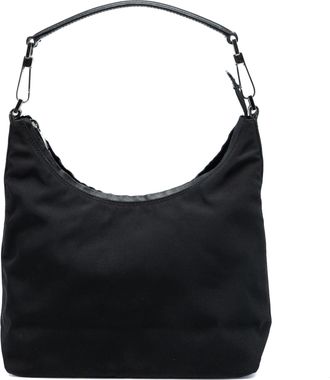 Gucci Pre-owned Womens Nylon Shoulder Bag - Black Textile - One Size