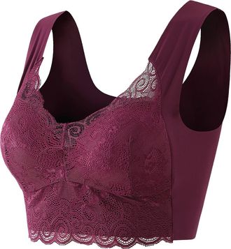 Generic sport bra bralette bras for women bra set bralettes backless bras for bigger bust ladies bras front fastening for older lady white cotton bras non wir