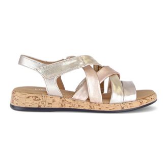 Gabor Schoenen, Dames, Beige, 40 EU, Leer, Sandalen