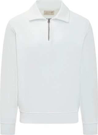 Bl'ker Felpa Halfzip Rutgers - Heren - Vesten met rits - Wit - L - Hoodies & sweatvesten