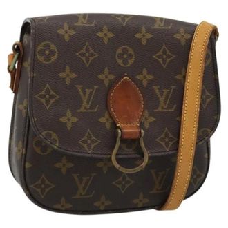 Louis Vuitton Pre-owned Monogram Canvas Shoulder Bag - Dames - Pre-owned - Bruin - Maat: ONE Size Leer