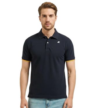 K-Way Navy Blue Regular Polo
