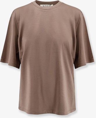 R&oacute;he T-shirt in misto cotone, modal e seta - ROHE - gender_Woman