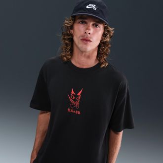 Nike Mens Nike SB Skate T-Shirt in Black | HV2195-010