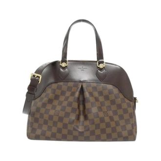 Louis Vuitton Pre-owned Damier Salvi Coated Canvas Handtas - Dames - Pre-owned - Bruin - Maat: ONE Size