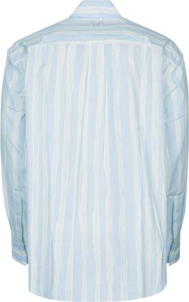 Jacquemus Mens Chemise Shirt Blue Principal Cotton