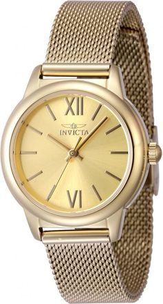 Invicta Angel Quartz Gold Dial Ladies Watch 48250
