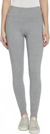 Lyss&eacute; Classic Cotton Legging In Grey Melange