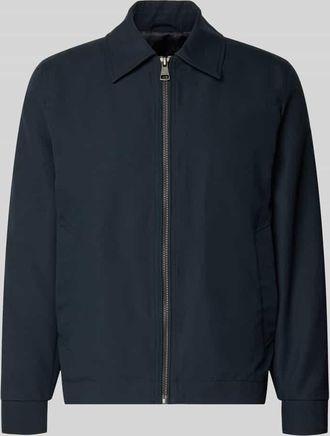 Strellson Regular Fit Blouson mit Umlegekragen Modell LIGHT 2.0 in Marine, Gr&ouml;&szlig;e 46