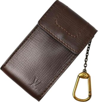 Louis Vuitton Pre-owned Accessories, male, Brown, Size: ONE SIZE Pre-owned Keycase
