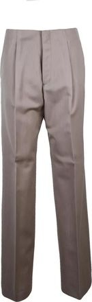 Alberta Ferretti Wijde broek - Dames - Broeken - Bruin - Maat: M Wol