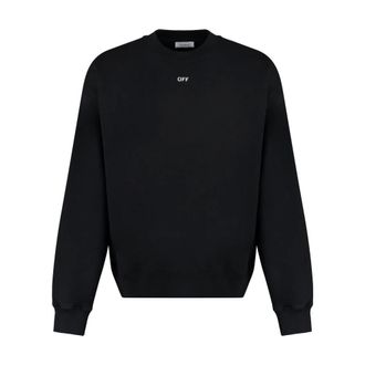 Off-white Heren, Sweatshirts & Hoodies, Zwart, Maat: L Katoen