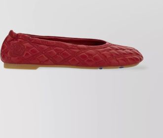 Burberry leather ballerina shoes