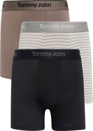 Tommy John 3-Pack Second Skin 6-Inch Stretch Modal Boxer Briefs in Blkbty/flcn/vntstrdv at Nordstrom, Size Xx-Large