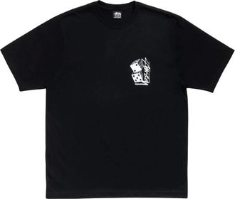 St&uuml;ssy Heren, Tops, Zwart, Maat: L Katoen
