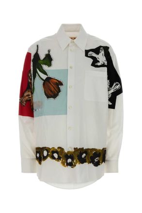 Marni White Poplin Shirt