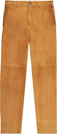 Slowear Su&egrave;de broek - Bruin