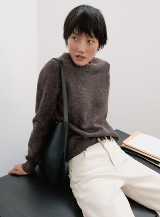 Contemporaine Solid essential boxy sweater