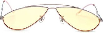 Gentle Monster Yellow Cat-Eye Kujo Sunglasses