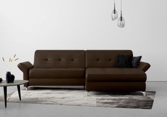 Inosign Ecksofa »Maredo L-Form« Federkern, wahlweise auch mit Kopfteil- und Armlehnverstellung