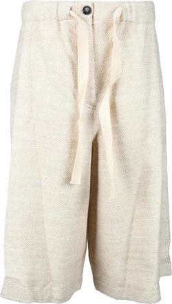 Semicouture Mujer, Pantalones cortos, Beige, Talla: 2XS
