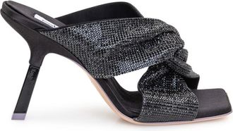 Sebastian Black Embellished Heels