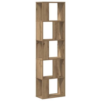 vidaXL Vidaxl - Librer&iacute;a 5 Niveles Madera Roble Artesanal 80,5x23,5x162,5 Cm