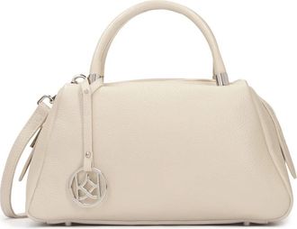 Kazar Casual zachte leren handtas - Dames - Handtassen - Beige - ONE Size - Leer - Tassen